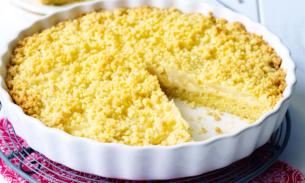Birnen-Marzipan-Tarte Rezept | Dr. Oetker