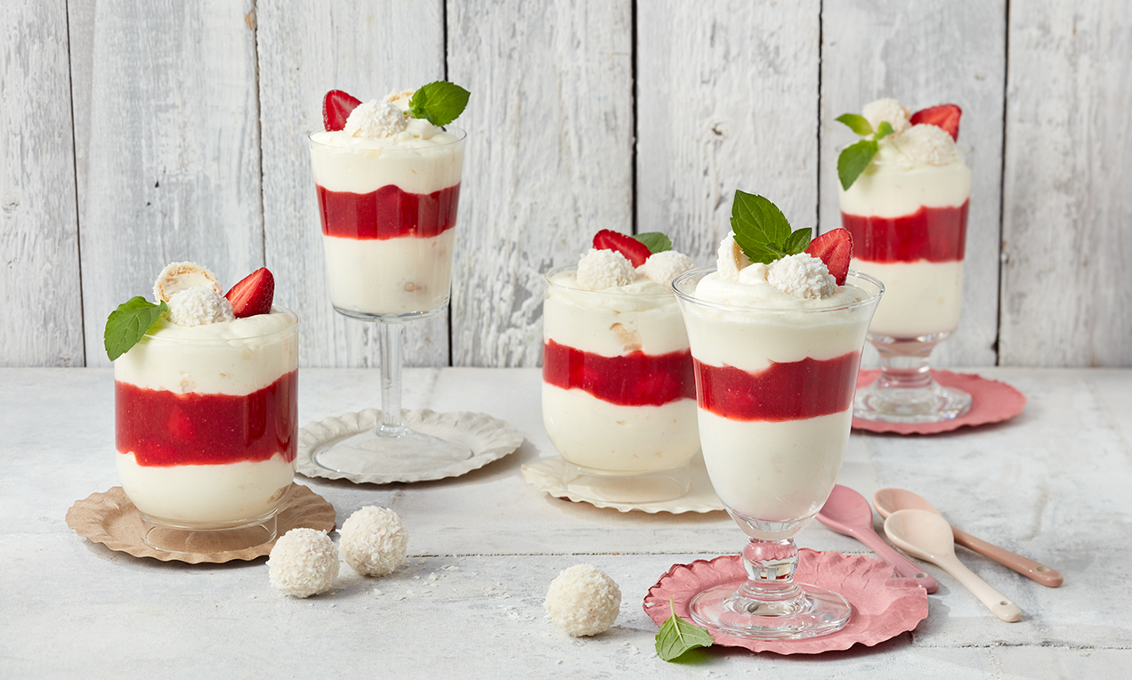 Erdbeer-Raffaello®-Traum Rezept | Dr. Oetker
