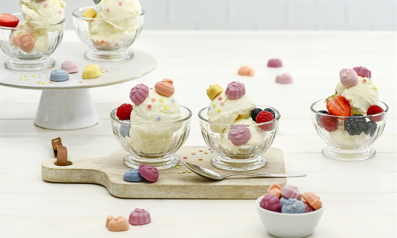 FrozenJoghurt mit Créme fraîche Rezept Dr. Oetker