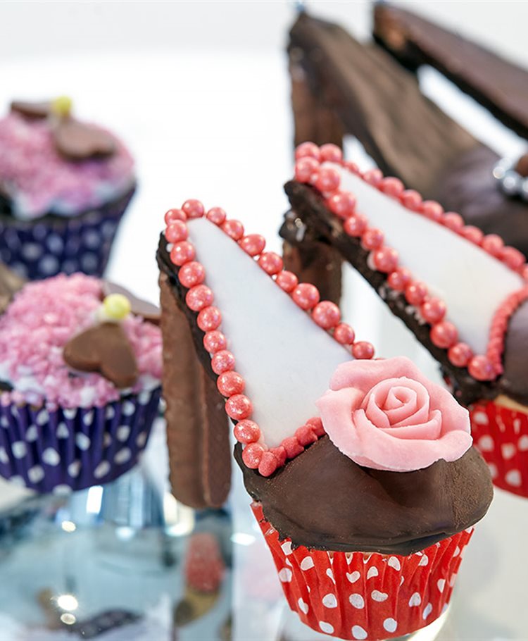 Schuh High Heel essbar Tortenbild Aufleger Party Deko Muffin Stiletto  Cupcake | eBay