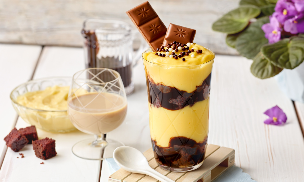 VanilleSchokoDessert Rezept Dr. Oetker