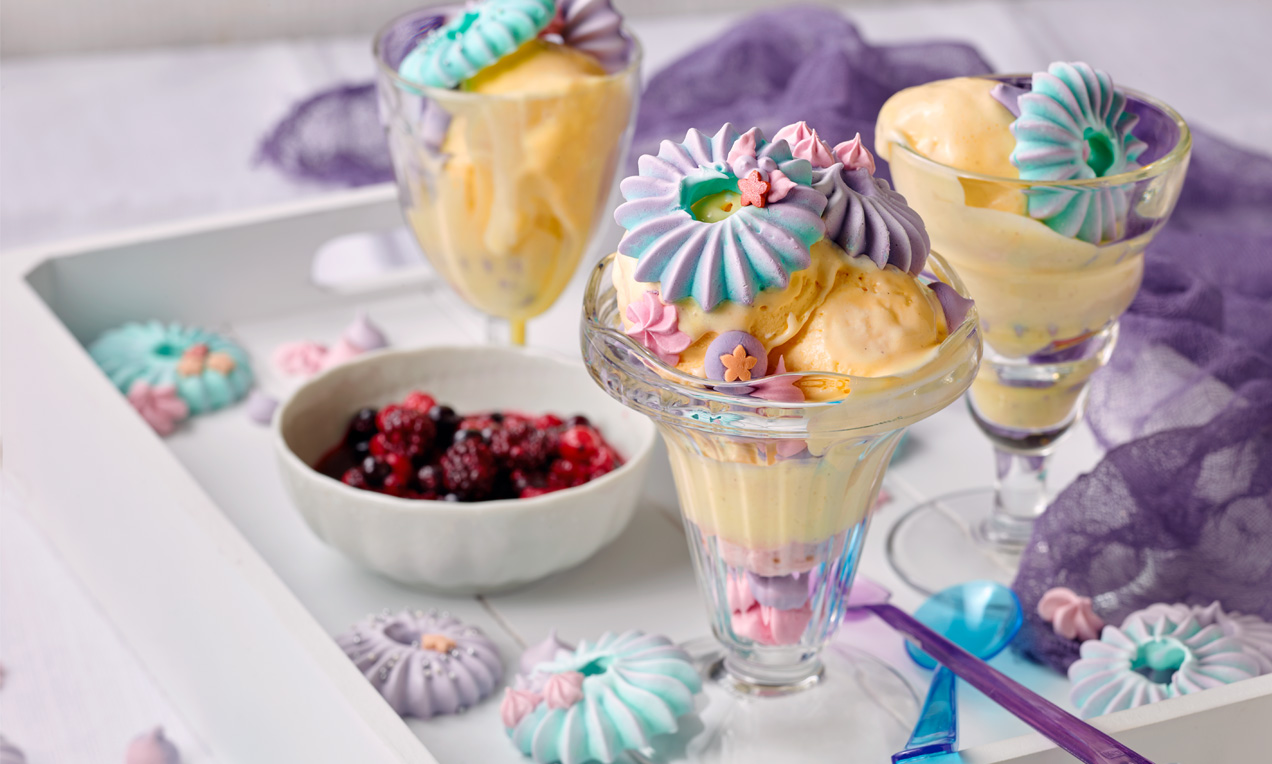 Eis mit Baiser und Eierlikör Rezept | Dr. Oetker Eis mit Baiser und Eierlikör Rezept | Dr. Oetker