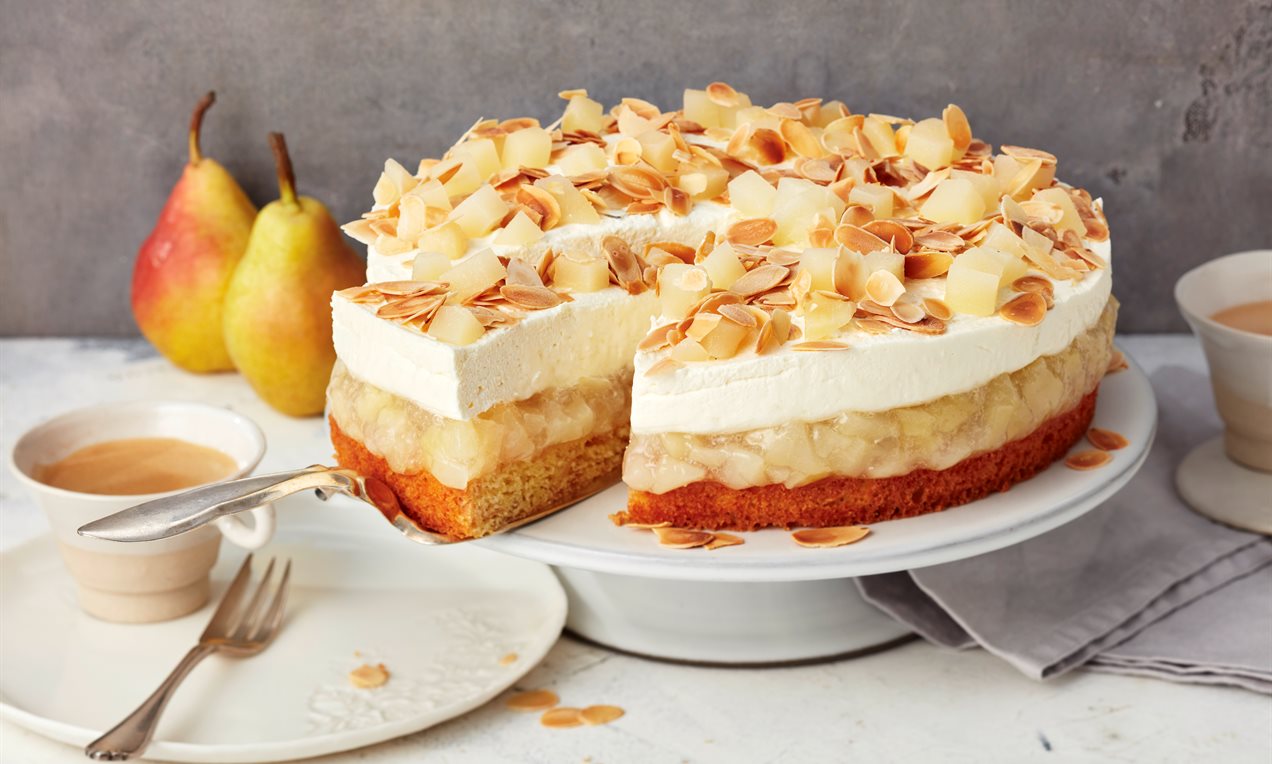 Birnen Torte Rezept | Dr. Oetker Birnen Torte Rezept | Dr. Oetker