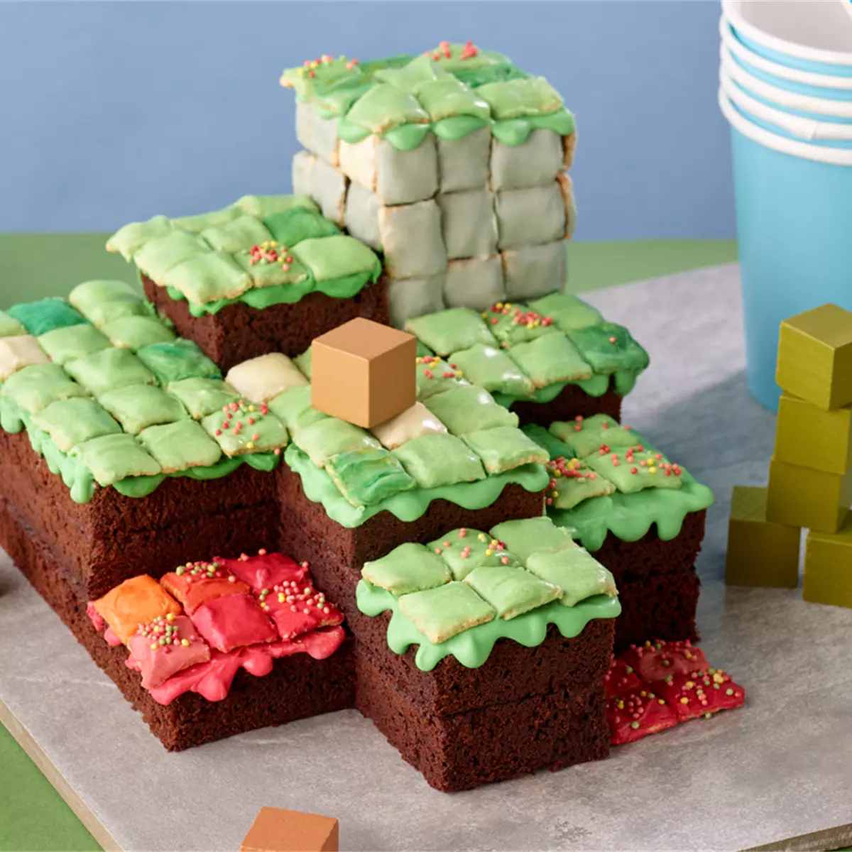 Minecraft Pixel Kuchen