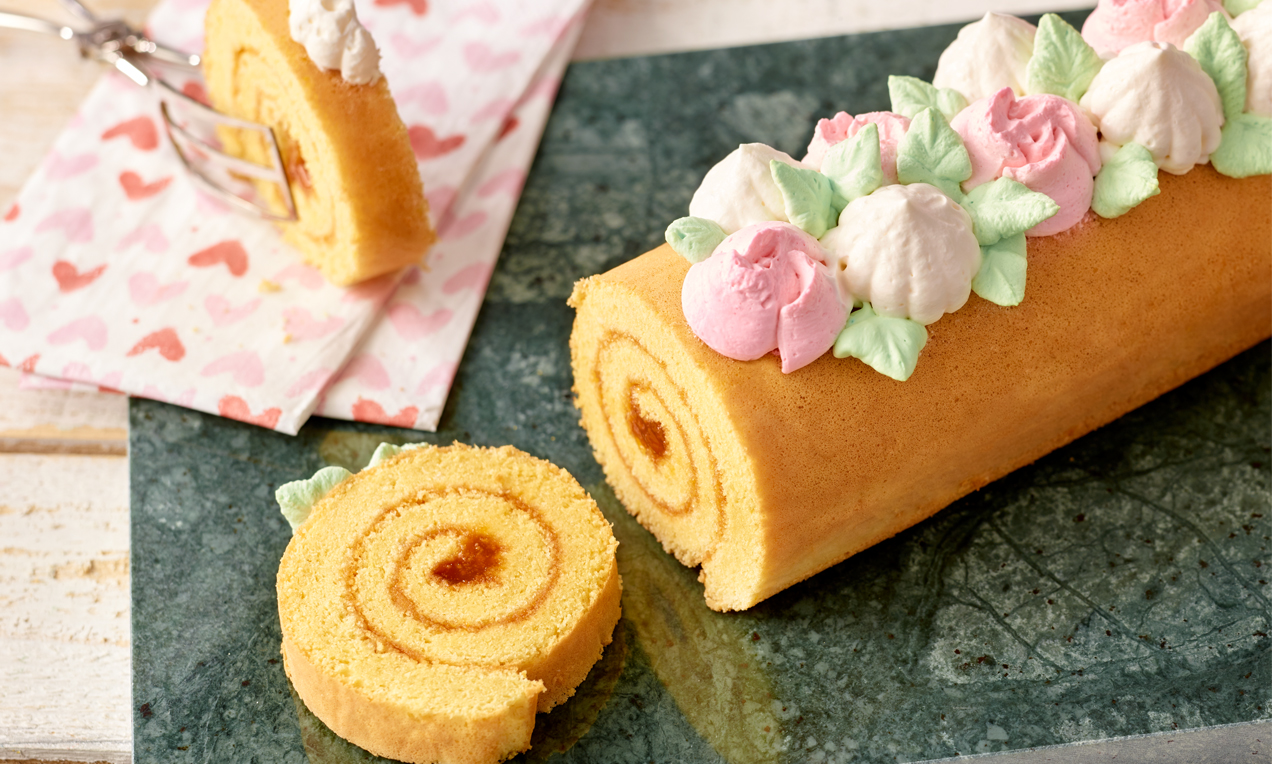 Biskuitroulade Rezept | Dr. Oetker