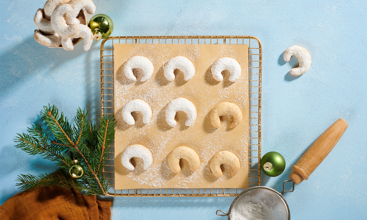 Vanillekipferl mit Mandeln Rezept | Dr. Oetker