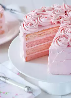 Geschenk-Torte pink 🍰