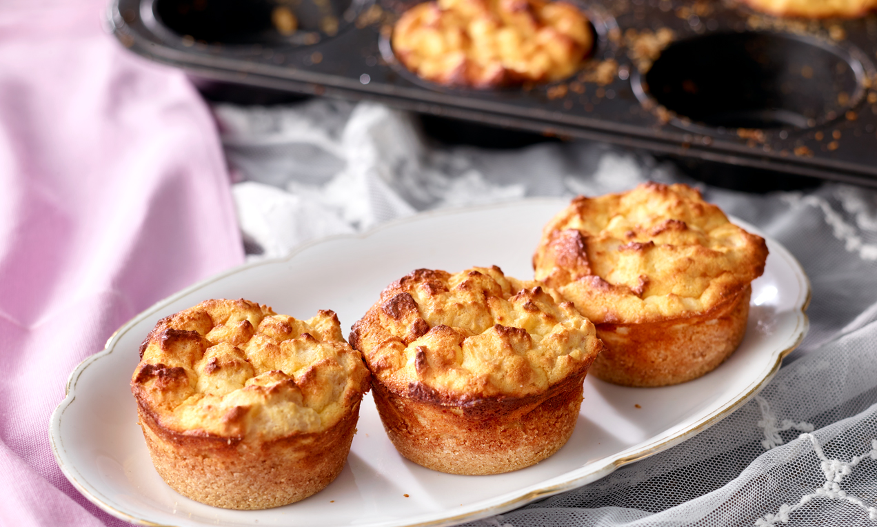 Soufflierte Muffins Rezept Dr. Oetker